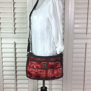 Brighton Live, Love Red Travel Crossbody/ Shoulder Bag